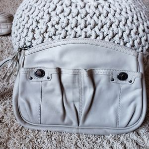 Leather clutch